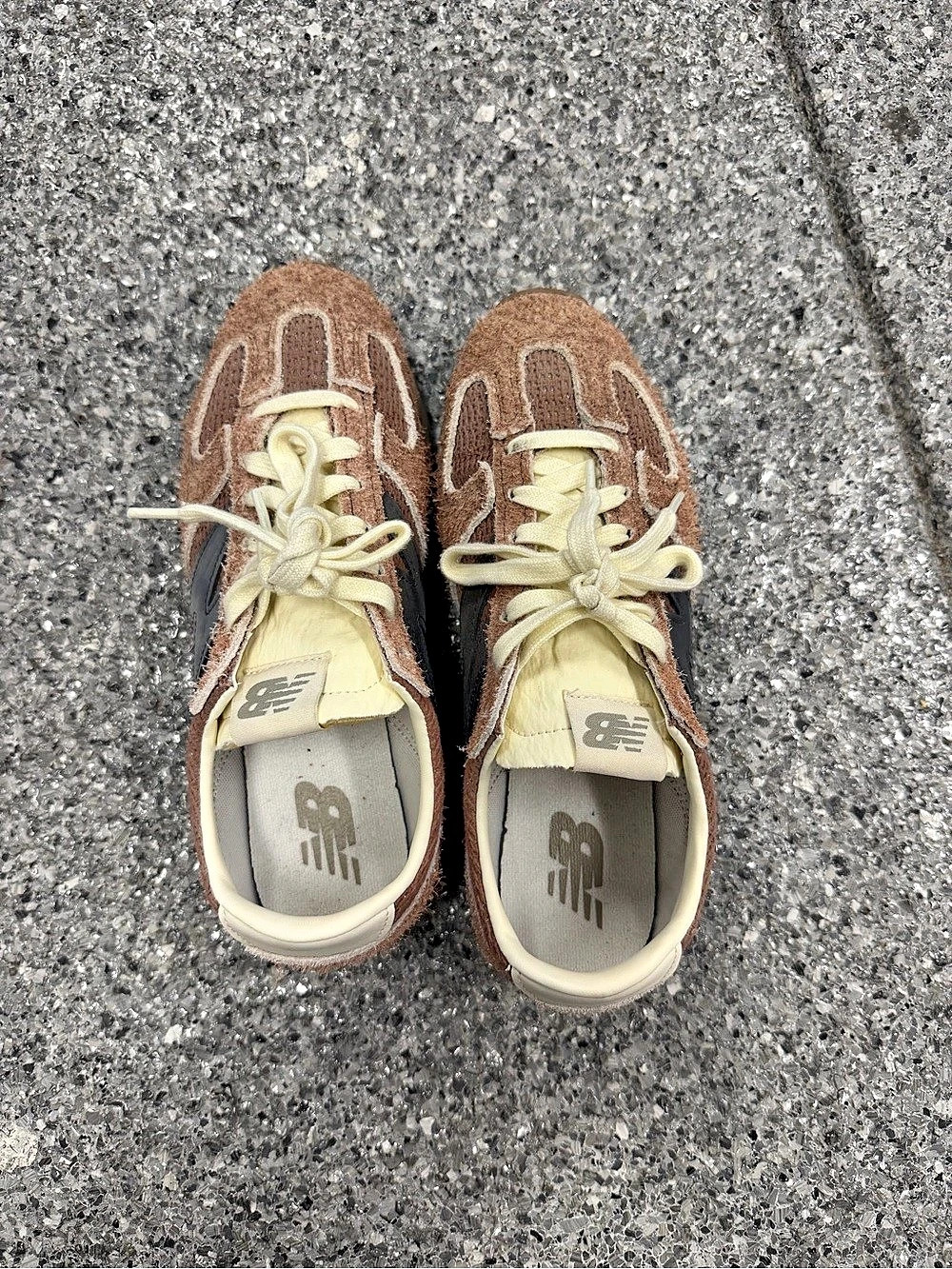 New Balance 9060 Brown Black Brown & Cream Sneakers